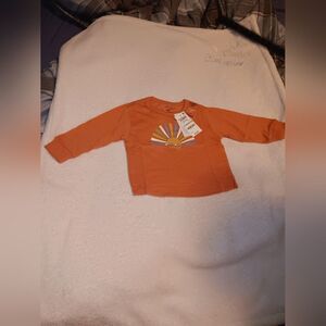 First Impressions Baby Boys Horse Horizon Long Sleeve Top NWT